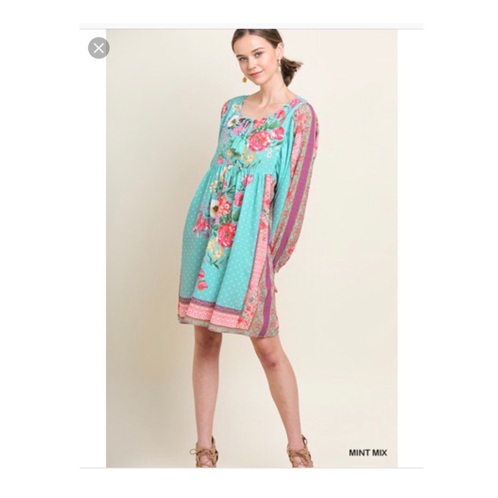 Springtime Turquoise Dress